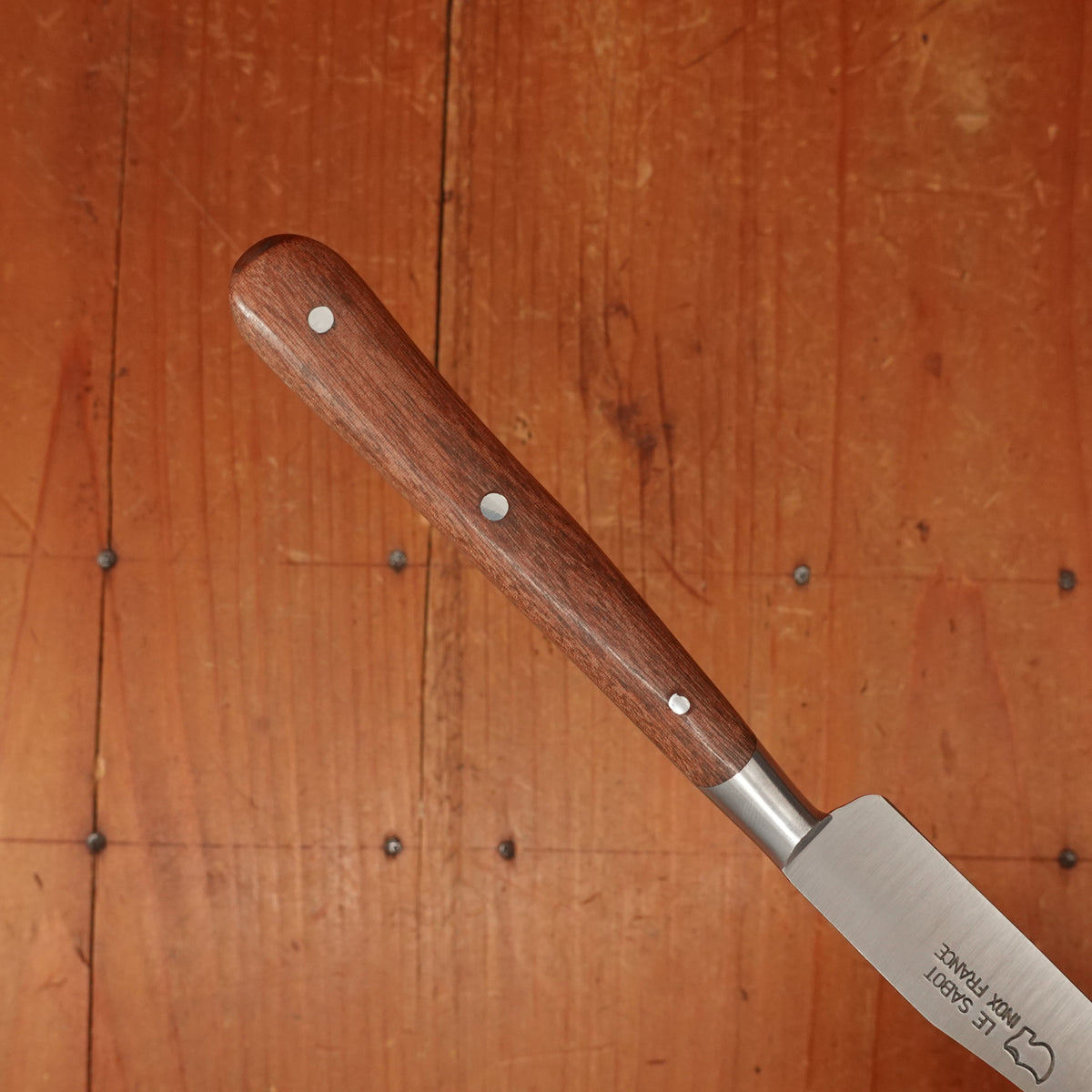 Au Sabot 4" Yatagan Paring Stainless Steel Bubinga with Stainless Bolster