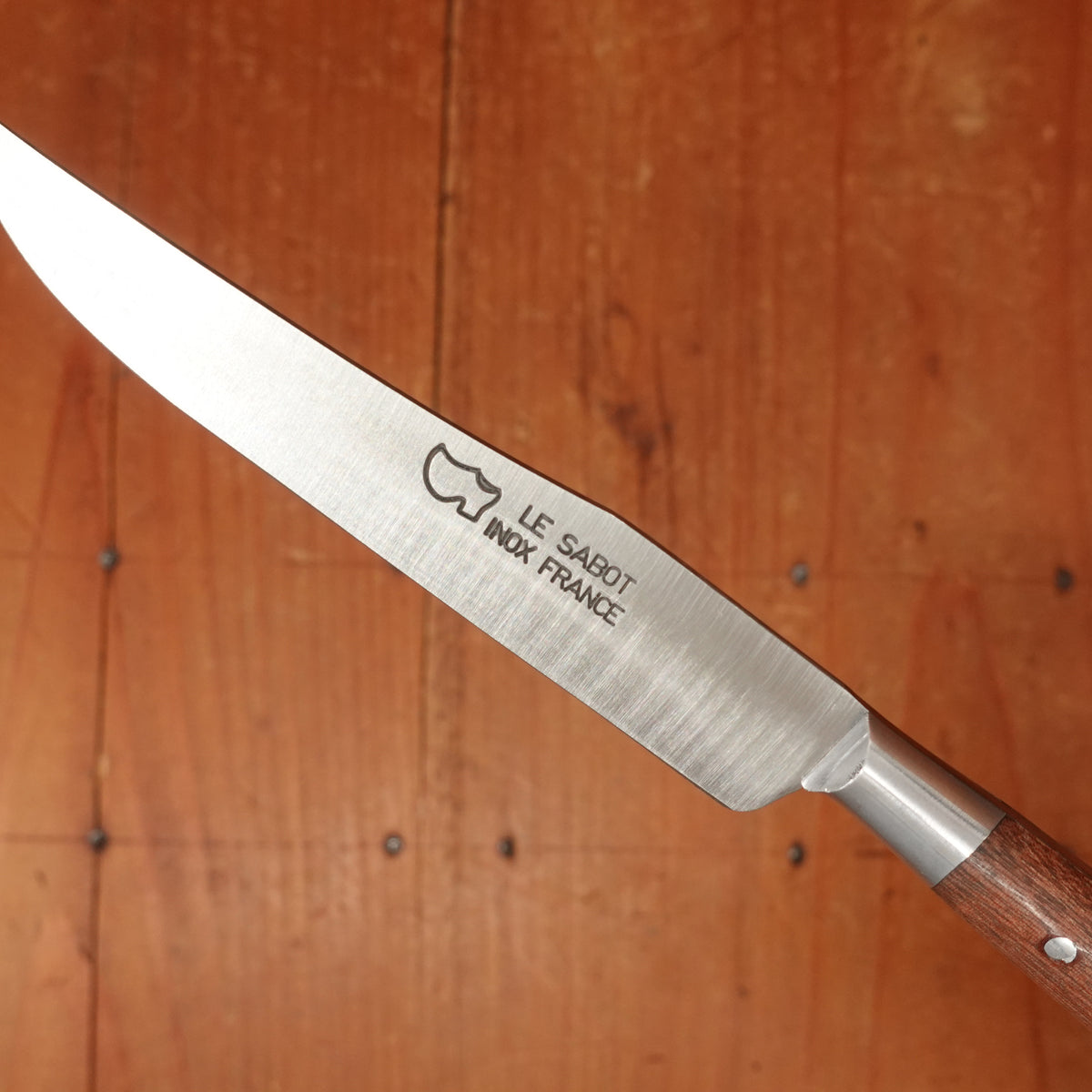 Au Sabot 4" Yatagan Paring Stainless Steel Bubinga with Stainless Bolster
