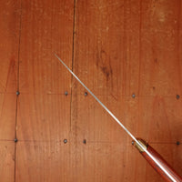 Au Sabot 4" Pointed Paring Stainless Camwood with Brass Bolster