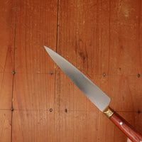 Au Sabot 4" Pointed Paring Stainless Camwood with Brass Bolster