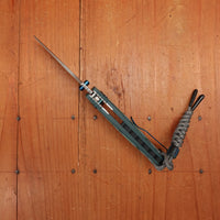 Benchmade Limited Edition 18065-2501 Mini Adira Drop Point Damasteel AXIS Lock Thermocline G-Carta Handle #365