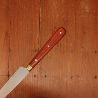 Au Sabot 4" Pointed Paring Stainless Camwood with Brass Bolster