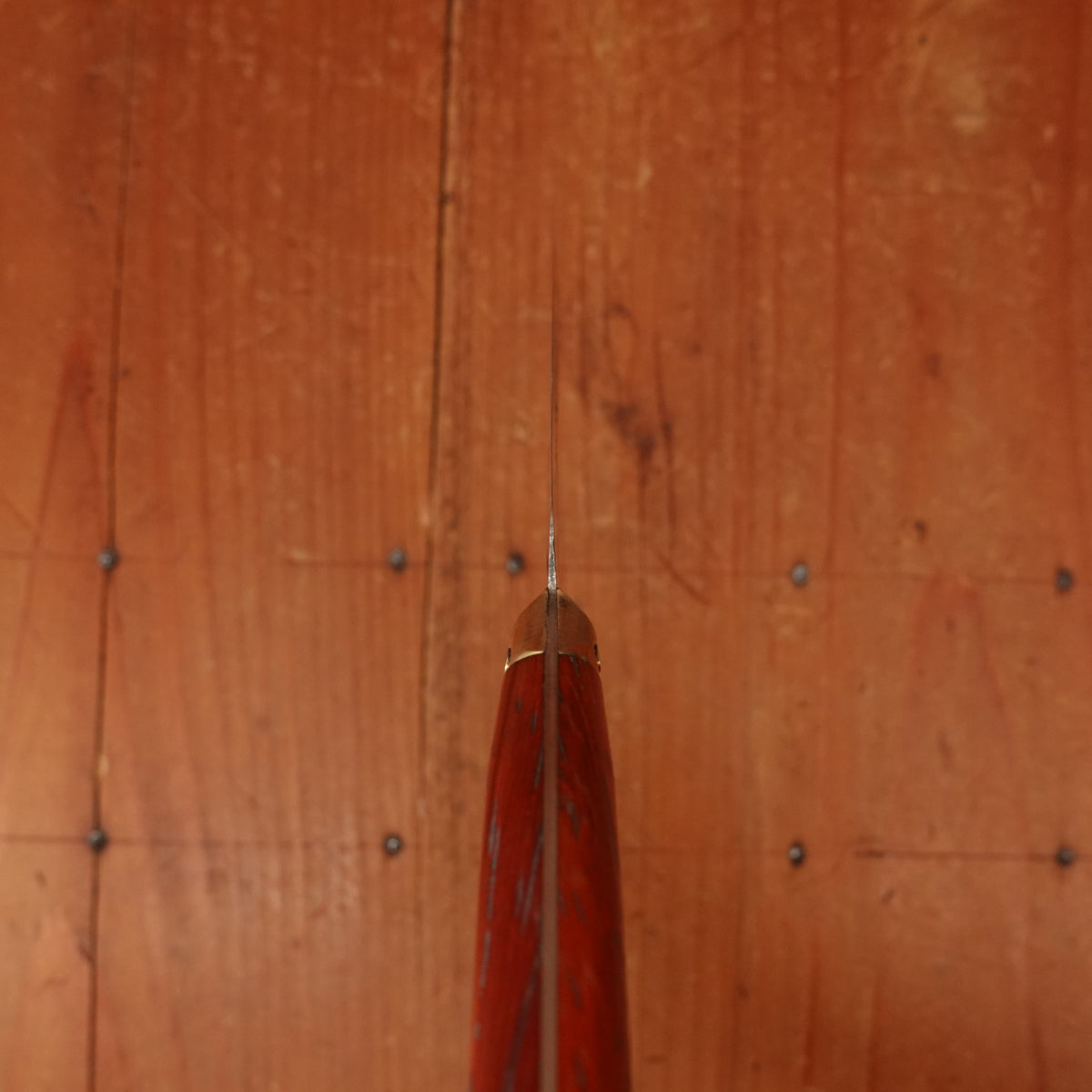 Au Sabot 4" Pointed Paring Stainless Camwood with Brass Bolster