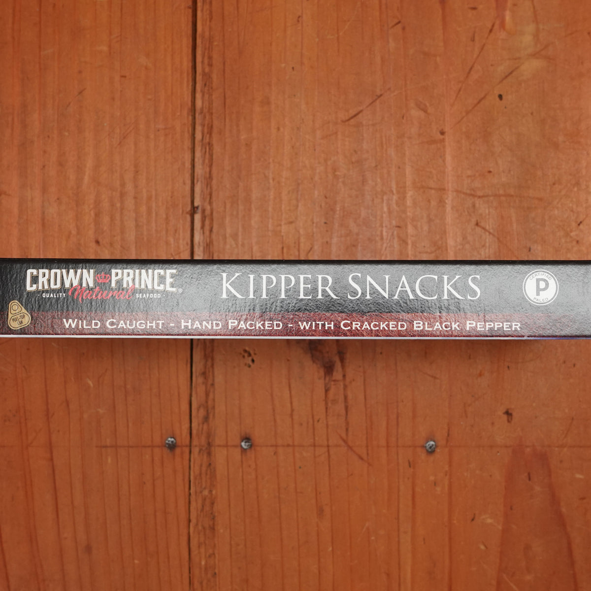 Crown Prince Natural Kipper Snacks with Cracked Black Pepper - 3.25oz