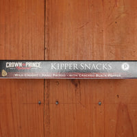 Crown Prince Natural Kipper Snacks with Cracked Black Pepper - 3.25oz