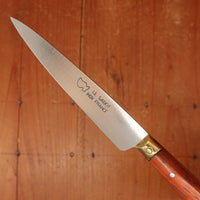 Au Sabot 4" Pointed Paring Stainless Camwood with Brass Bolster