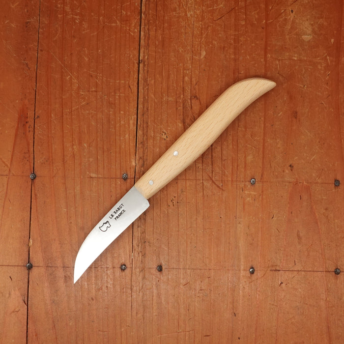 Au Sabot 2.75" Bird's Beak Paring Carbon Steel Beechwood