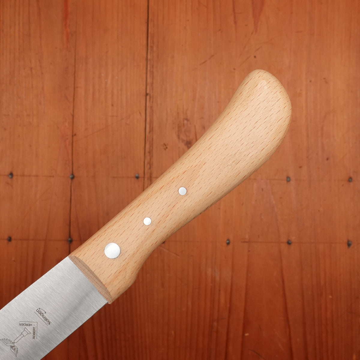 Windmühlenmesser Hamburger 6.75" Bread Knife Carbon Copper Beech