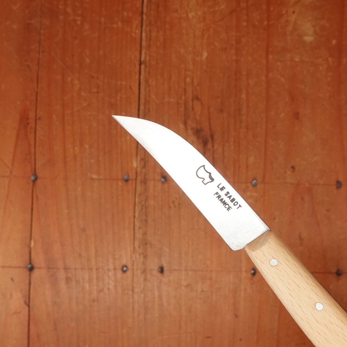 Au Sabot 2.75" Bird's Beak Paring Carbon Steel Beechwood