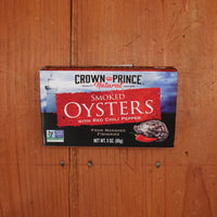 Crown Prince Natural Smoked Oysters with Red Chili Pepper - 3oz