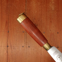 Friedr Herder 5” Old Farmer's Knife Flexible Carbon Cherry Handle with Brass Bolster and Loop