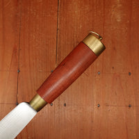 Friedr Herder 5” Old Farmer's Knife Flexible Carbon Cherry Handle with Brass Bolster and Loop