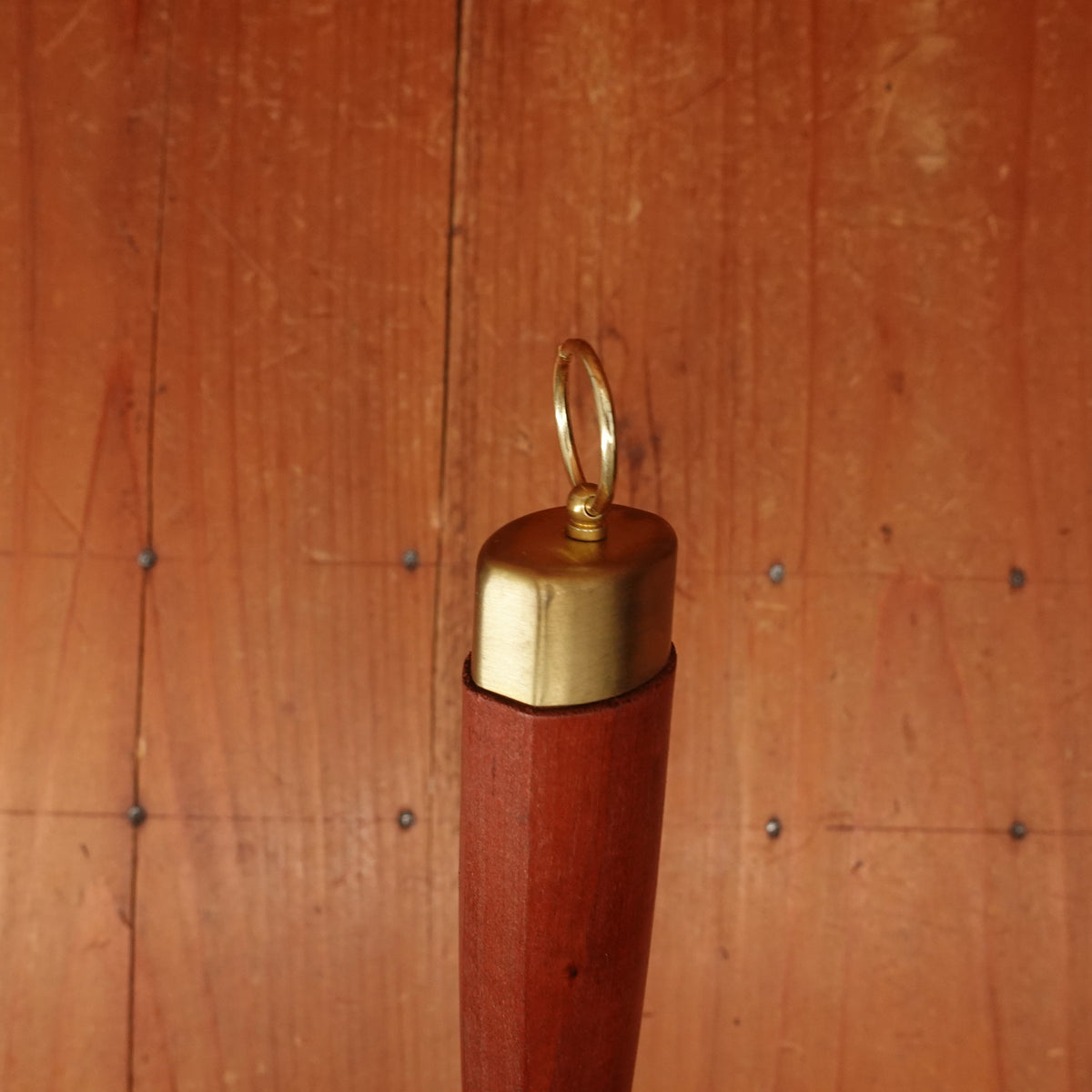 Friedr Herder 5” Old Farmer's Knife Flexible Carbon Cherry Handle with Brass Bolster and Loop