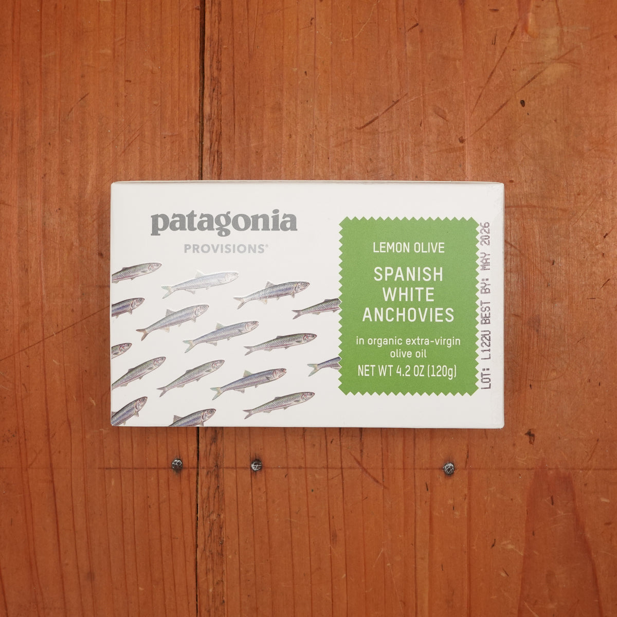 Patagonia Spanish Lemon Olive White Anchovies - 4.2oz