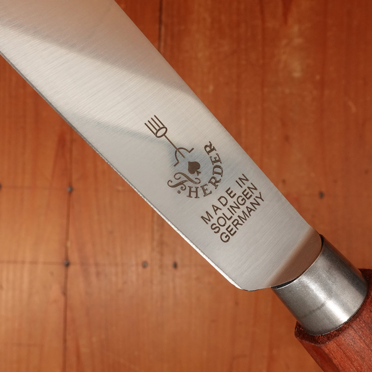 Friedr Herder Old Netherlands 7" Boscher Knife Carbon Cherry