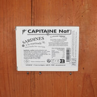 Capitaine Nat' Sardines in Organic Lemon Basil Marinade without Oil - 115g