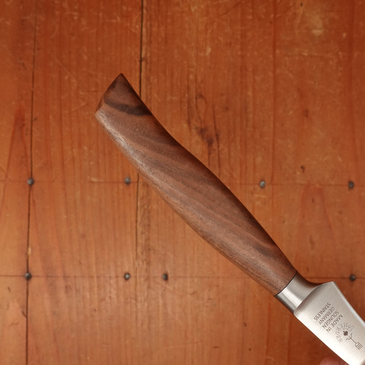 Friedr Herder Madera 2.75" Birds Beak Forged Stainless Walnut 1/2 Bolster