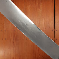 Nichols Bros 13” Bullnose Scimitar Carbon Shear Steel 19th C - Early 20th