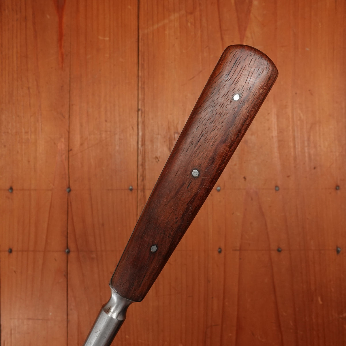 Friedr Herder Abr Sohn 14.5" Pot Fork Forged Carbon Steel & Hardwood Solingen, Germany  1950-70