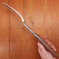 Dexter 12" Fork Hand Forged Carbon Steel Rosewood Mass. USA 1950’s-70s
