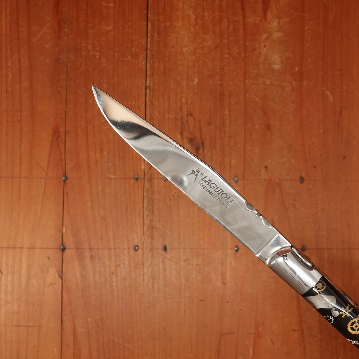 Fontenille Pataud Laguiole Steak Knife Set of 6 Watch Mechanism