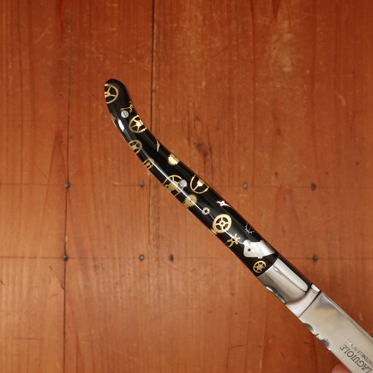 Fontenille Pataud Laguiole Steak Knife Set of 6 Watch Mechanism