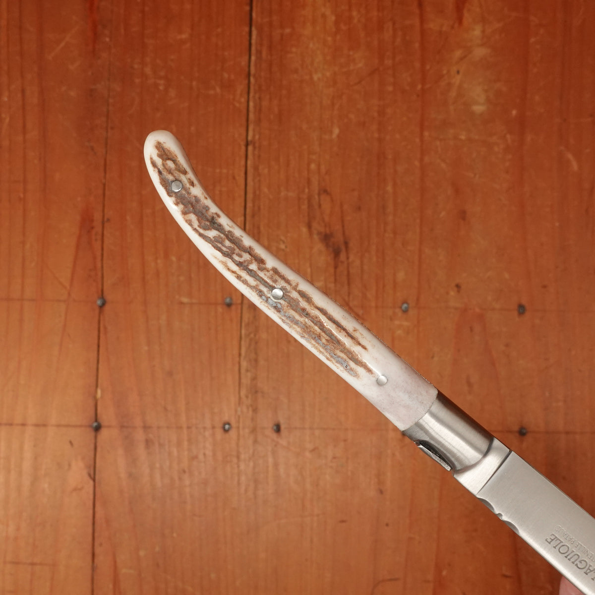 Fontenille Pataud Laguiole Steak Knife Set of 6 Stag
