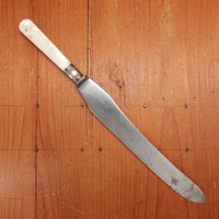 Crown Cutlery Co 9" Carving Knife Carbon Steel Mother of Pearl Sheffield England