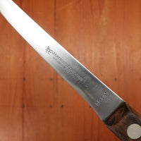 J A Henckels 5 1/4” Boning Knife Model 35-5 1/4” Carbon Steel Walnut Solingen 1950s