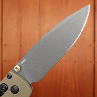 Benchmade 535GRY-1 Bugout Drop Point CPM-S30V AXIS Lock Ranger Green Grivory Handle