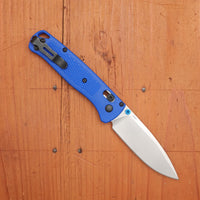 Benchmade 535 Bugout Drop Point CPM-S30V AXIS Lock Blue Grivory Handle