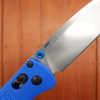 Benchmade 535 Bugout Drop Point CPM-S30V AXIS Lock Blue Grivory Handle