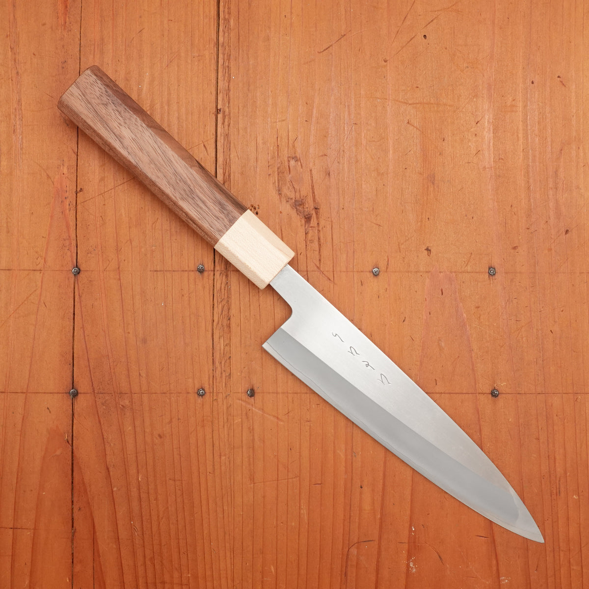 Hitohira TD 165mm Gyuto SLD Migaki Walnut Handle