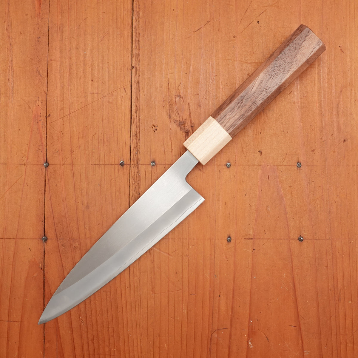 Hitohira TD 165mm Gyuto SLD Migaki Walnut Handle