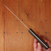 Joseph Rodgers & Sons 5.75" Skinning Knife Carbon Steel Rosewood & Brass Sheffield 1910-1930s