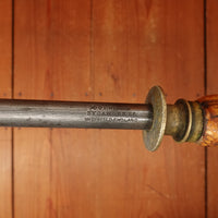 I Wilson 10" Sharpening Steel Carbon Steel Brass Stag 1890s-1920s