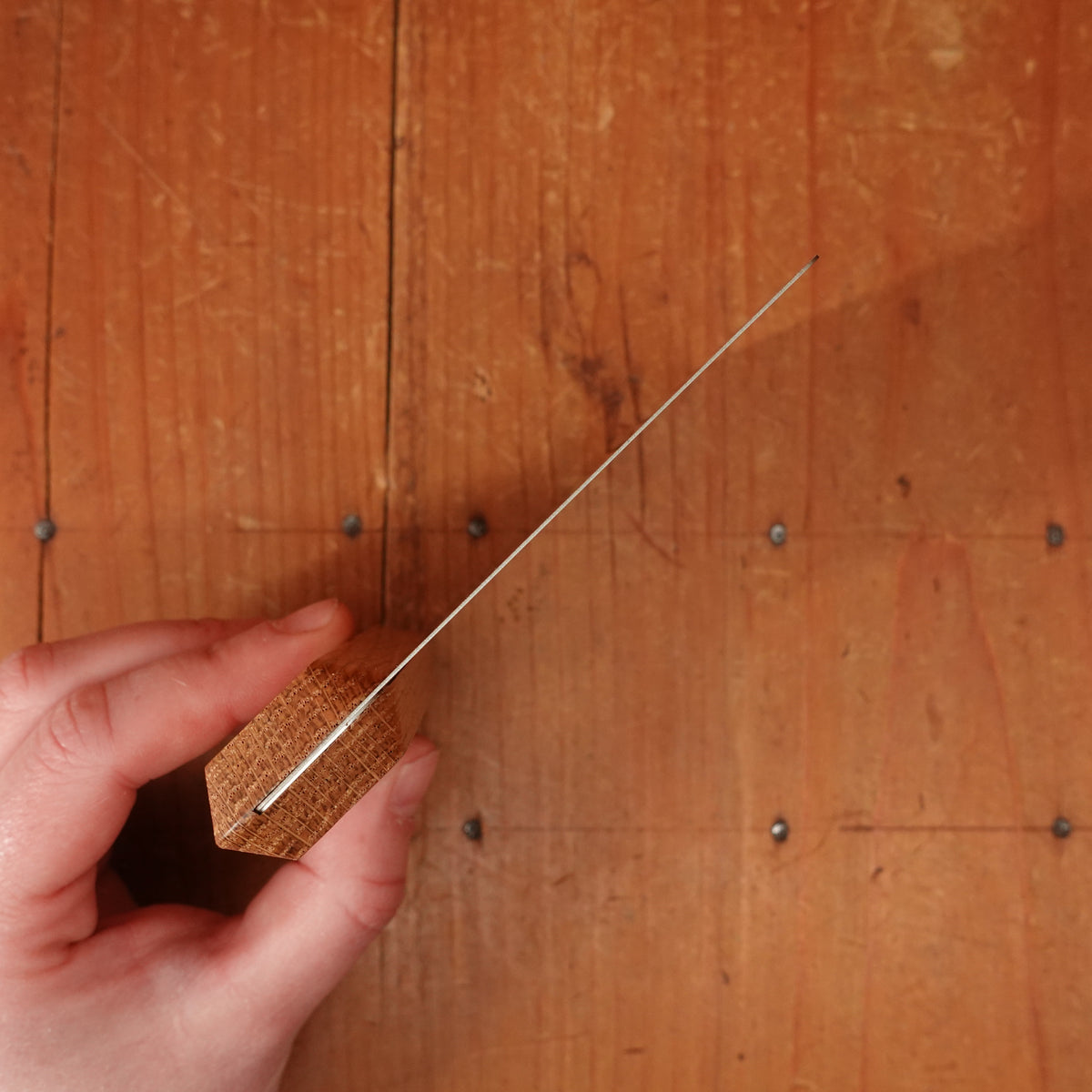 Gestura Flexi Bench Scraper Oak Handle – Bernal Cutlery