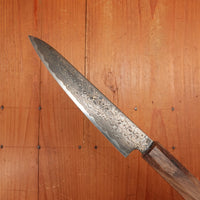 New Old Stock Konosuke Sakai Keiai NT 150mm Petty Stainless Black Damascus Khii Laurel Handle