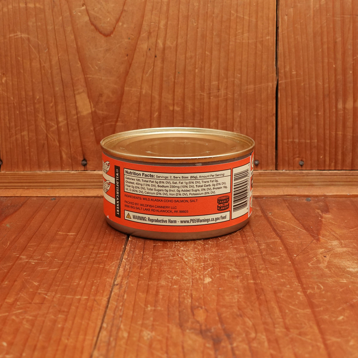 Wildfish Cannery Plain Packed Coho Salmon- 6oz