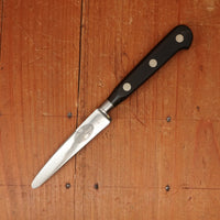 Sabatier Trompette / Ekco Ancienne Maison 3.25" Paring Knife Forged Stainless Walnut 1950-60s