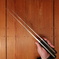 F Dick Gebr Schwabenland Forged Stainless Messerkoffer / Kochkoffer Chef Kit with Locking Briefcase Esslingen, W Germany 1950s 60s- 9 Pieces Minty