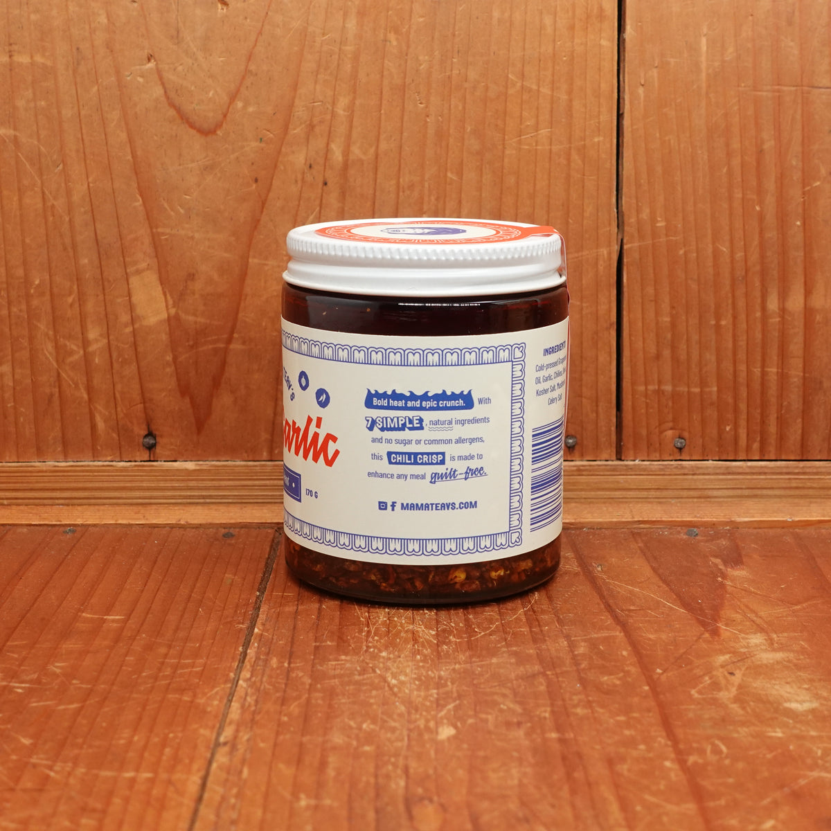 Mama Teav's Hot Garlic Chili Crisp - 6oz