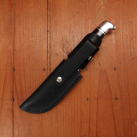 Buck 103 Skinner 4” Fixed 420HC Black Phenolic Handle with Leather Sheath