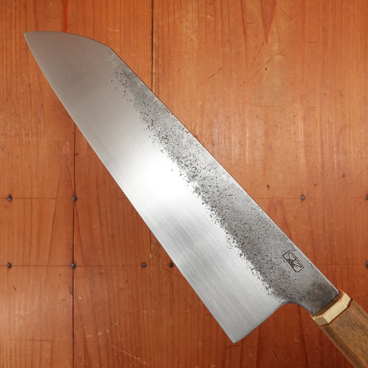 Rolin Knives 205mm Santoku Apex Ultra Argentine Lignum Brass