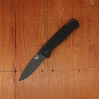 Benchmade 534BK Bugout Vapyr Drop Point MagnaCut® Stainless Steel AXIS Lock Black Aluminum Handle