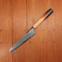 Rolin Knives Gomai 145mm Petty Vtoku 2 Stainless Clad Burnt Osage Orange