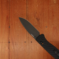 Benchmade 534BK Bugout Vapyr Drop Point MagnaCut® Stainless Steel AXIS Lock Black Aluminum Handle