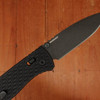 Benchmade 534BK Bugout Vapyr Drop Point MagnaCut® Stainless Steel AXIS Lock Black Aluminum Handle