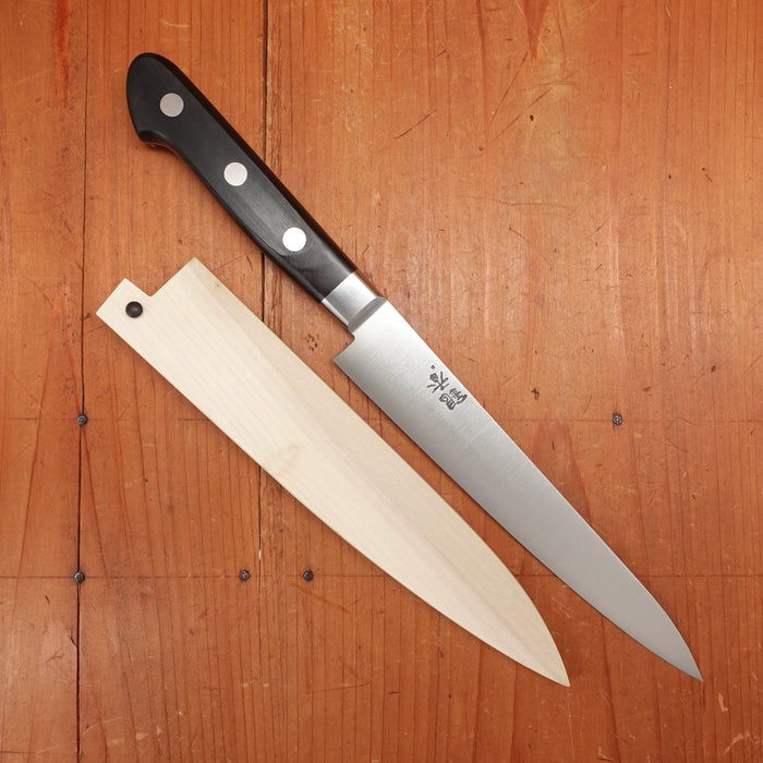 Ashi Hamono Ginga 180mm Petty Swedish Stainless Western Handle with Saya