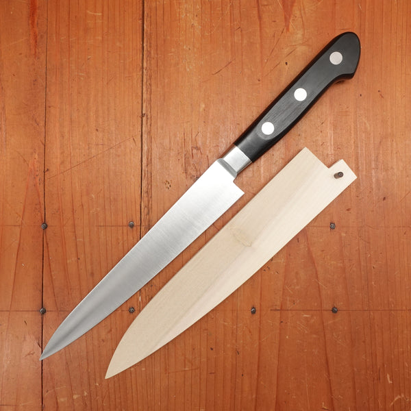 Ashi Hamono Ginga 180mm Petty Swedish Stainless Western Handle with Saya